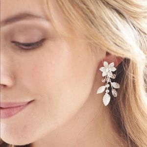 NEW KATIE FLORAL BRIDAL EARRINGS